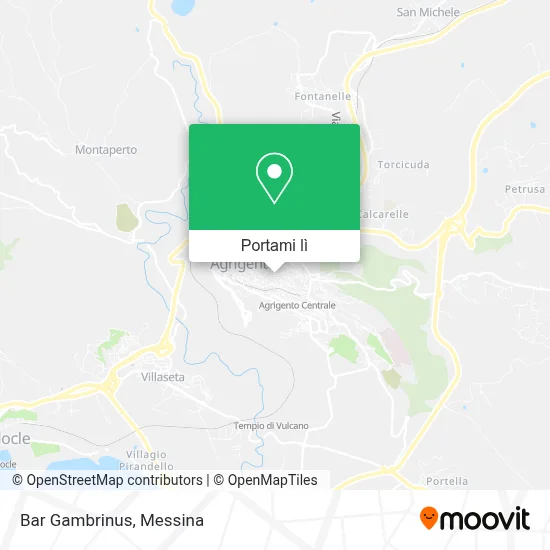 Mappa Bar Gambrinus