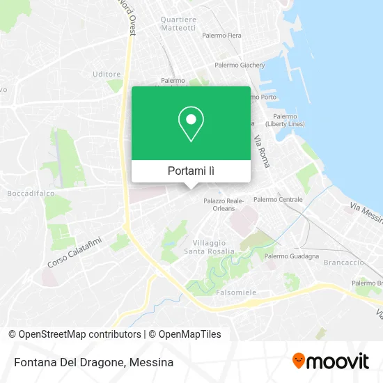 Mappa Fontana Del Dragone