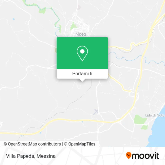 Mappa Villa Papeda
