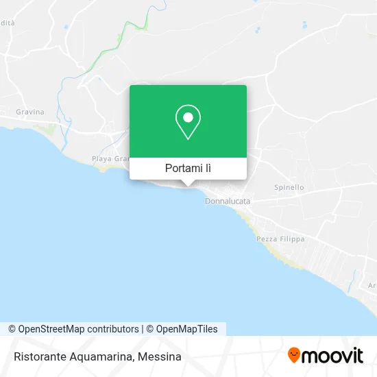 Mappa Ristorante Aquamarina