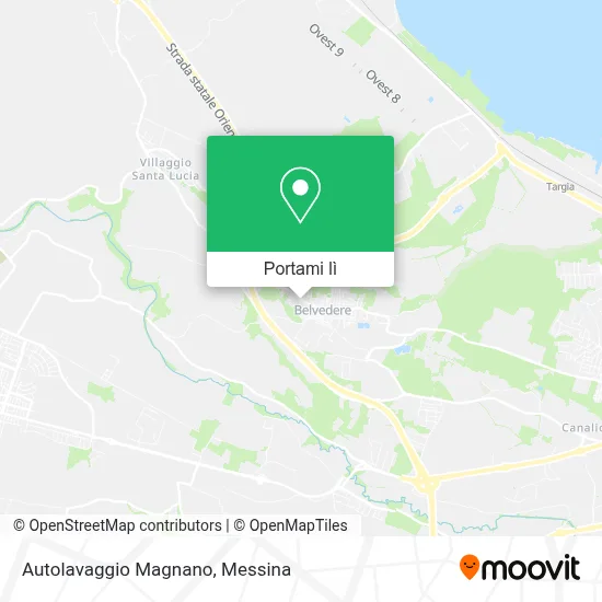 Mappa Autolavaggio Magnano