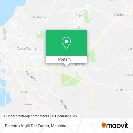 Mappa Palestra Vigili Del Fuoco
