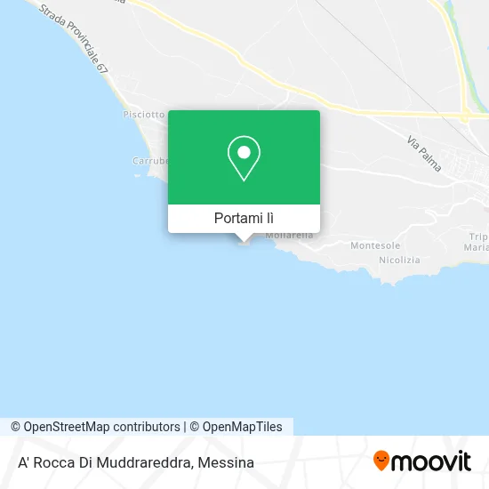 Mappa A' Rocca Di Muddrareddra