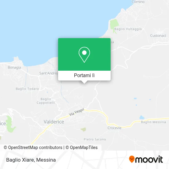 Mappa Baglio Xiare