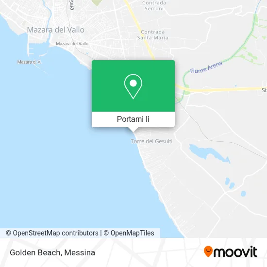 Mappa Golden Beach