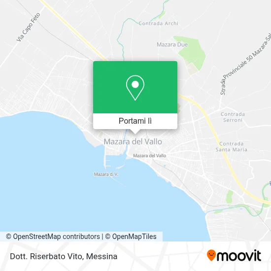Mappa Dott. Riserbato Vito
