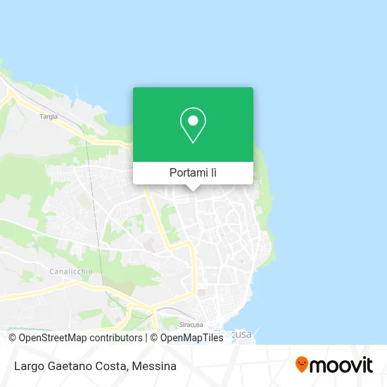 Mappa Largo Gaetano Costa