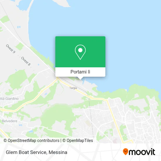 Mappa Glem Boat Service