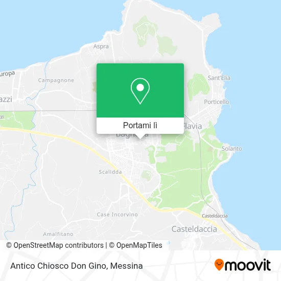 Mappa Antico Chiosco Don Gino