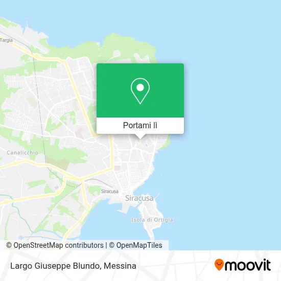Mappa Largo Giuseppe Blundo