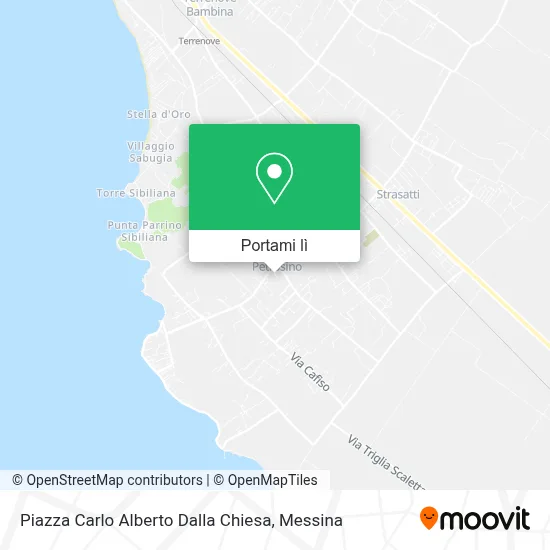 Mappa Piazza Carlo Alberto Dalla Chiesa