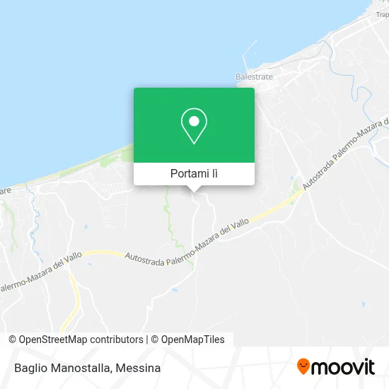 Mappa Baglio Manostalla