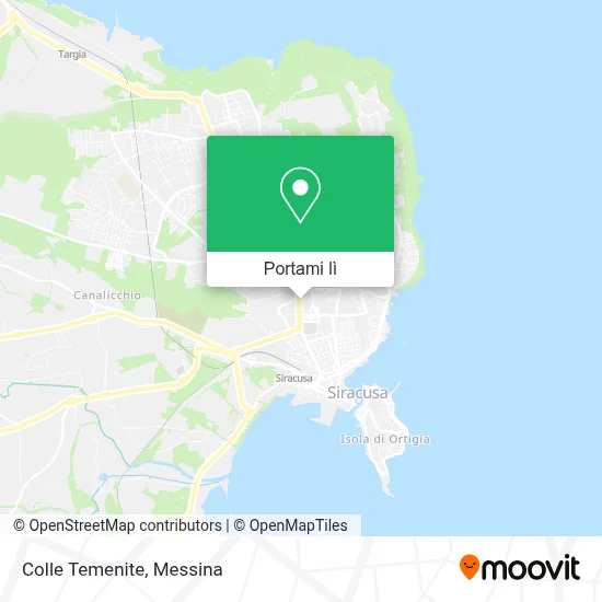 Mappa Colle Temenite