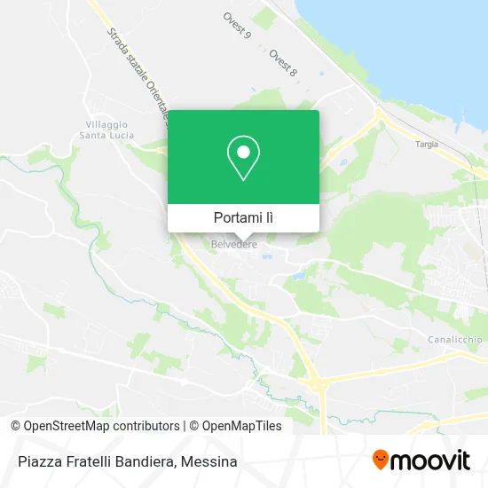 Mappa Piazza Fratelli Bandiera