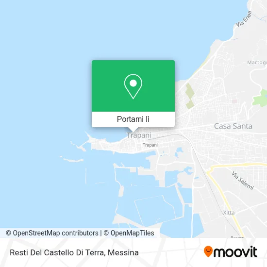 Mappa Resti Del Castello Di Terra