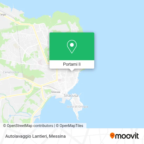 Mappa Autolavaggio Lantieri