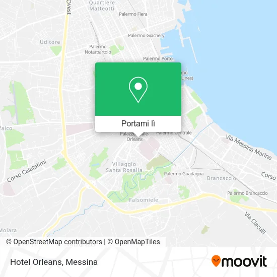 Mappa Hotel Orleans