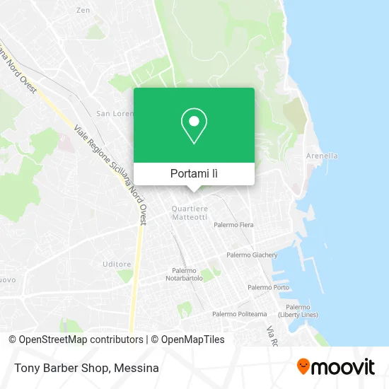 Mappa Tony Barber Shop