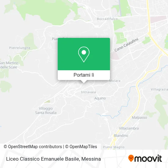 Mappa Liceo Classico Emanuele Basile