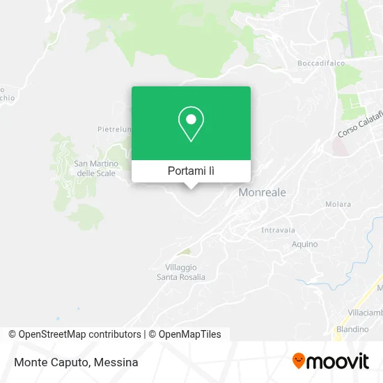 Mappa Monte Caputo
