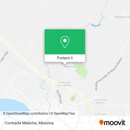 Mappa Contrada Malerba