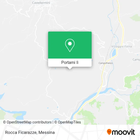 Mappa Rocca Ficarazze