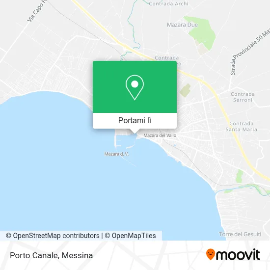Mappa Porto Canale