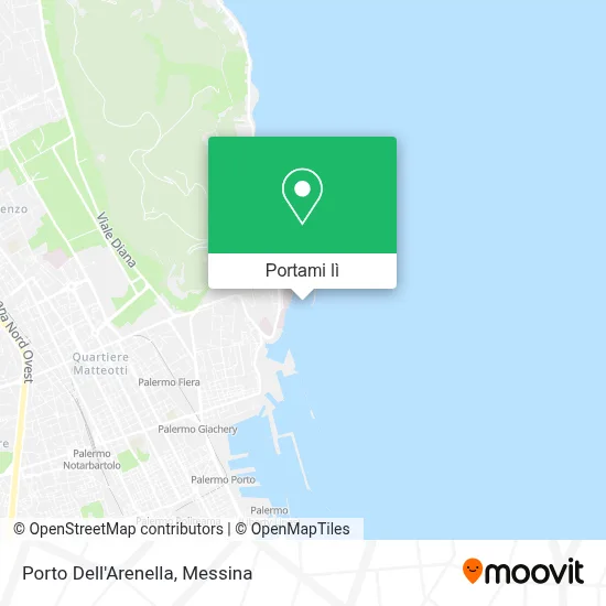 Mappa Porto Dell'Arenella