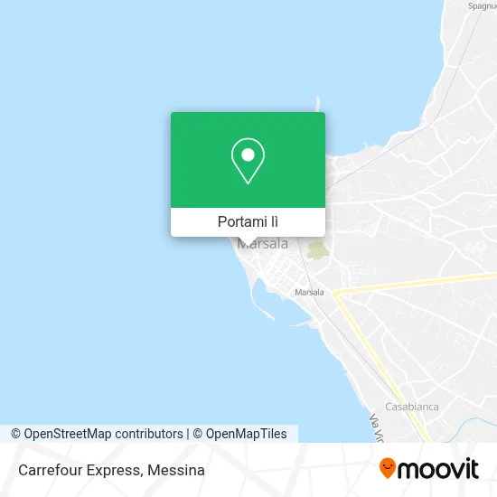 Mappa Carrefour Express