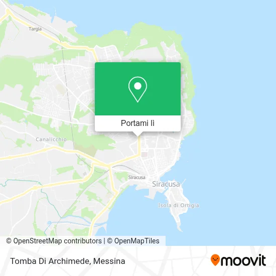 Mappa Tomba Di Archimede