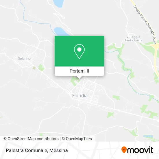 Mappa Palestra Comunale