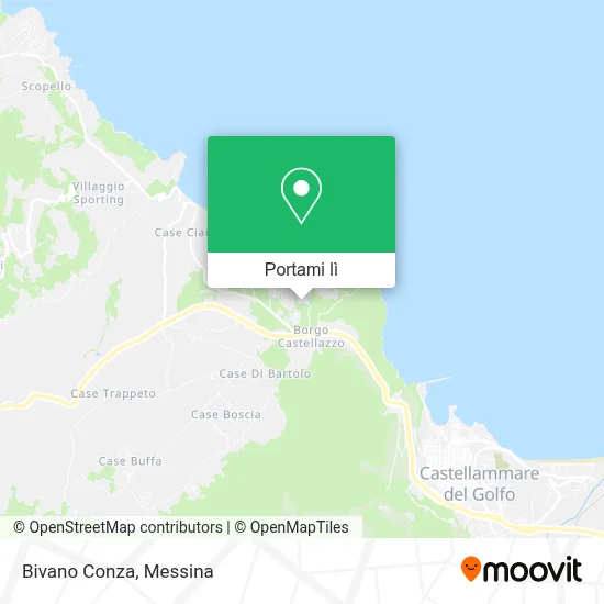 Mappa Bivano Conza