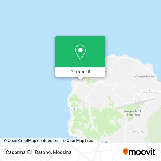 Mappa Caserma E.I. Barone