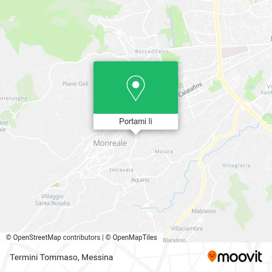 Mappa Termini Tommaso