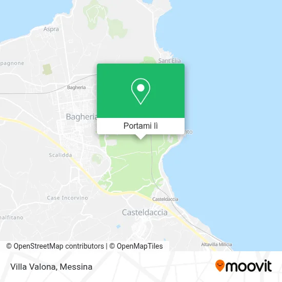 Mappa Villa Valona