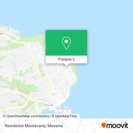 Mappa Residence Montecarlo