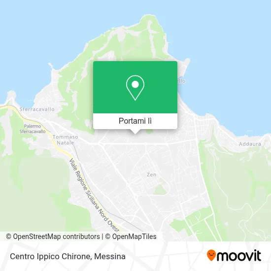 Mappa Centro Ippico Chirone