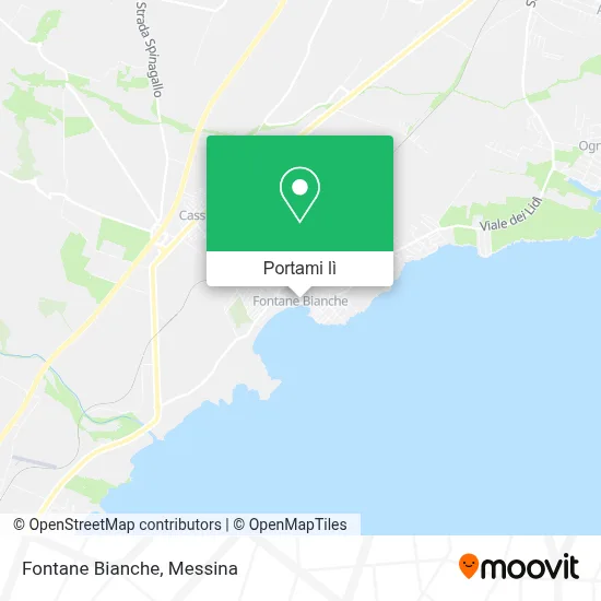 Mappa Fontane Bianche