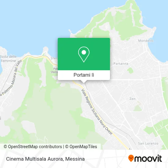 Mappa Cinema Multisala Aurora