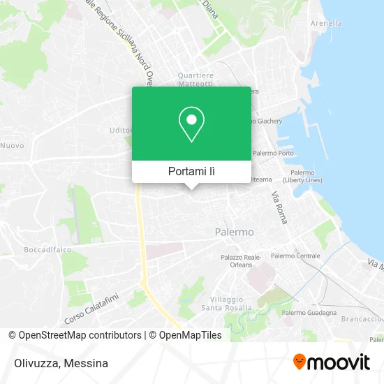 Mappa Olivuzza