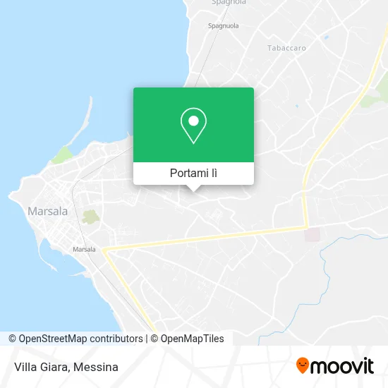 Mappa Villa Giara