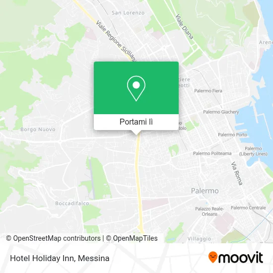 Mappa Hotel Holiday Inn