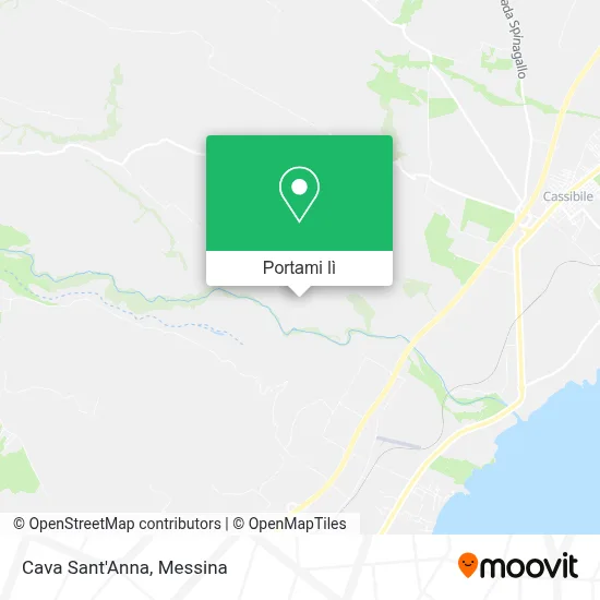 Mappa Cava Sant'Anna