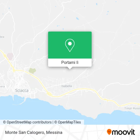 Mappa Monte San Calogero