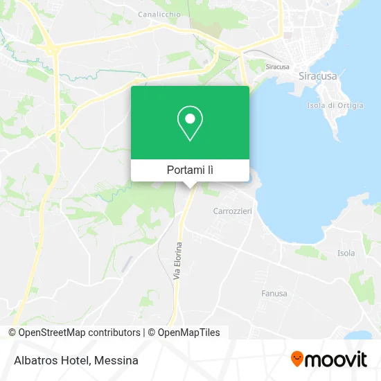 Mappa Albatros Hotel
