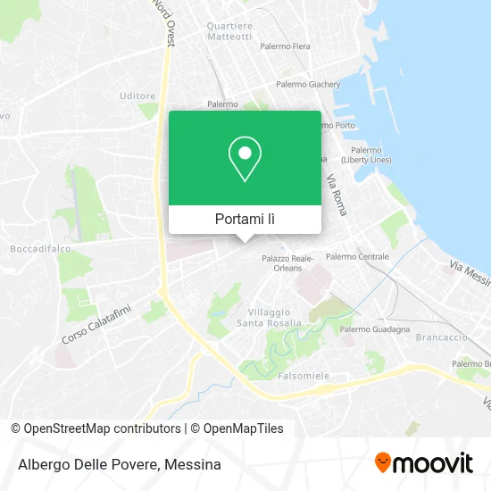 Mappa Albergo Delle Povere
