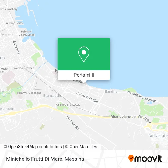 Mappa Minichello Frutti Di Mare