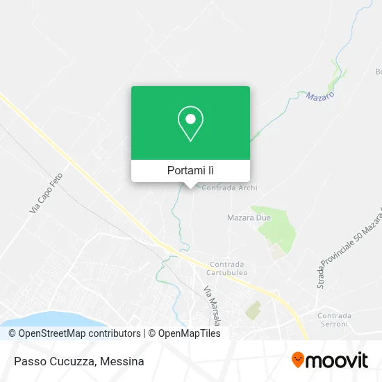 Mappa Passo Cucuzza