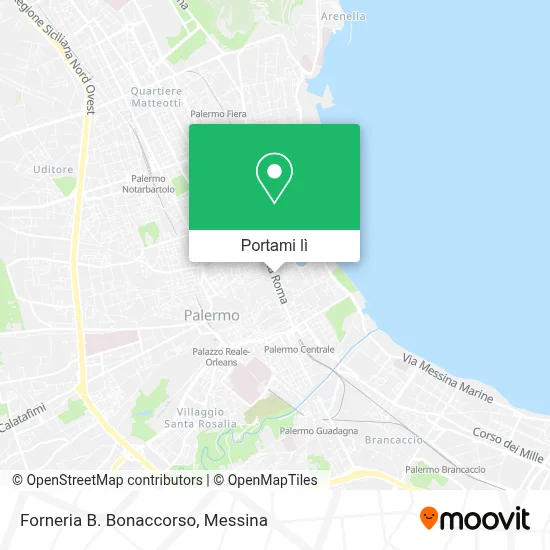 Mappa Forneria B. Bonaccorso