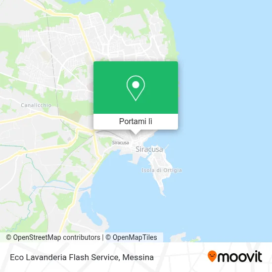 Mappa Eco Lavanderia Flash Service